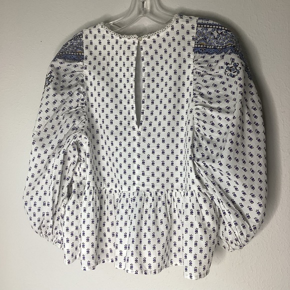 By Anthropologie Peasant Blouse S - Picture 5 of 13